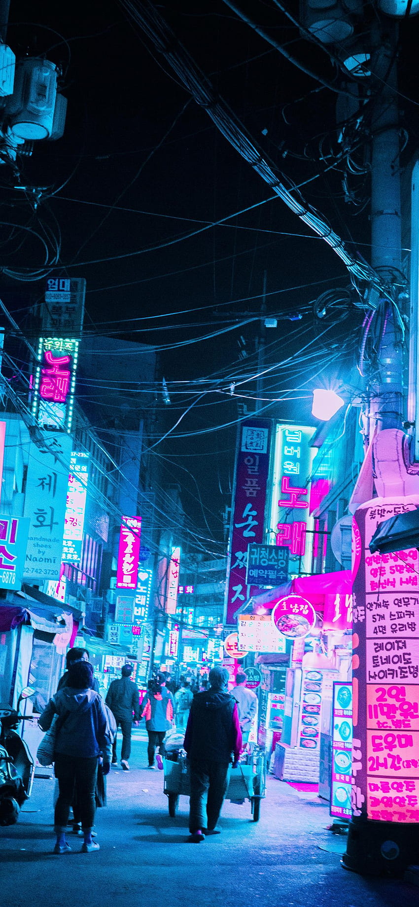 Cyberpunk iPhone X - & Background, Cyberpunk Seoul HD phone wallpaper