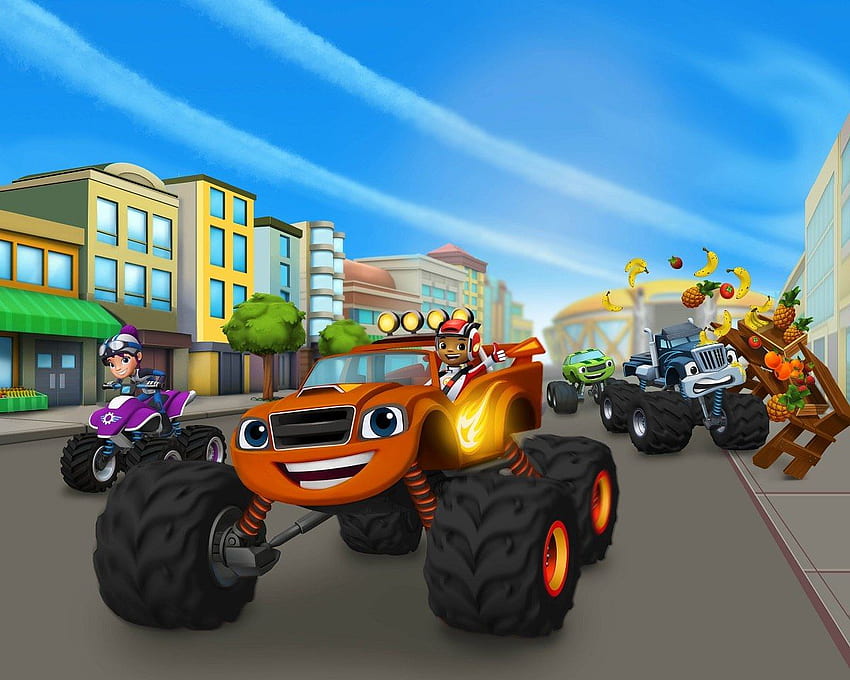 Nickelodeon Launches 'Blaze and the Monster Machines'. Animation World Network, Blaze Monster Truck HD wallpaper