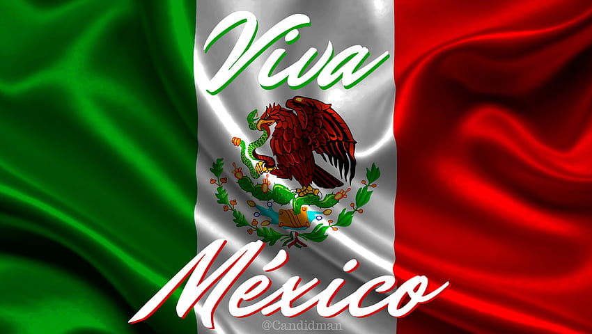 Bandeira Mexicana, Viva México papel de parede HD