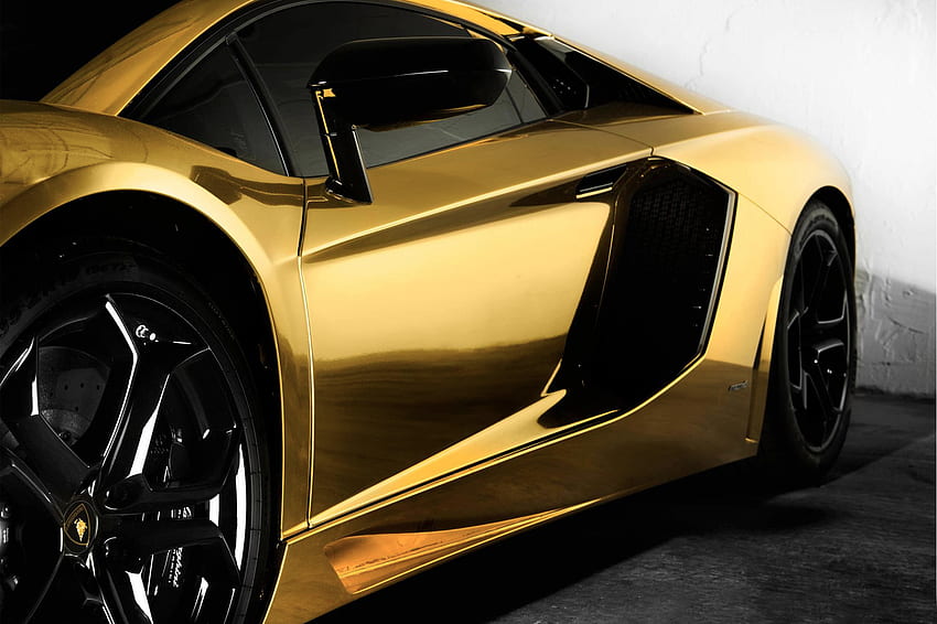 Cool Gold Cars For Your - Lamborghini Black And Gold - & Background, Yellow and Black Car fondo de pantalla