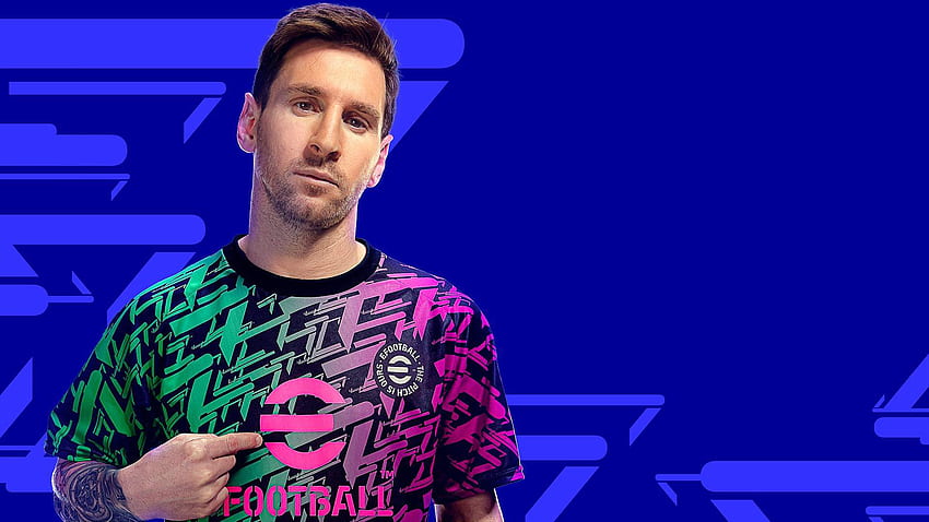 Lionel Messi eFootball 2022 HD-Hintergrundbild