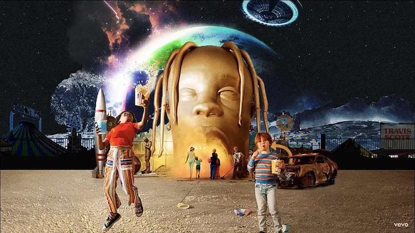 Download A mystic entrance to Astroworld awaits Wallpaper | Wallpapers.com