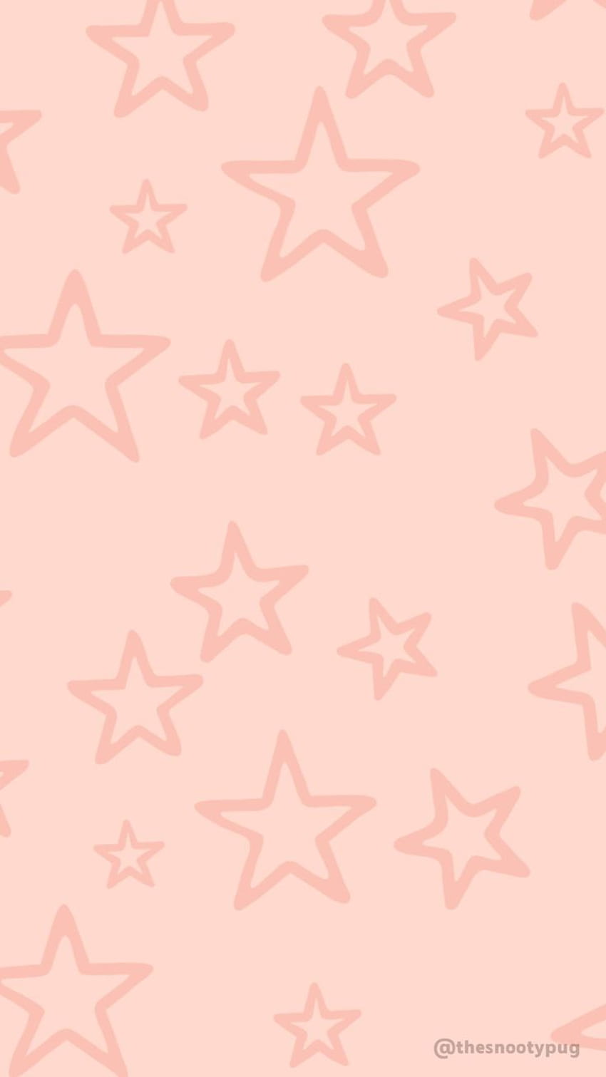 Trendy pink star iPhone background Instagram story ...