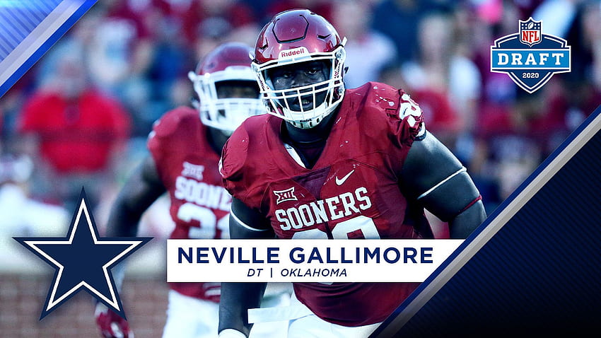 Cowboys pick OU DT Neville Gallimore in round 3, pick 82 overall, Trevon Diggs HD wallpaper