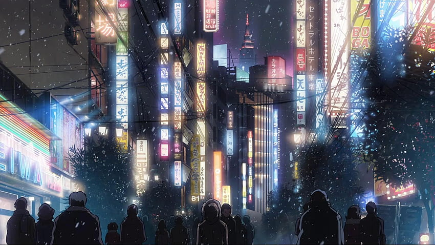 Anime Japan Cityscape, Anime City Computer HD wallpaper