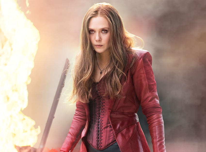 Avengers: Endgame star Elizabeth Olsen hints at 1950s theme, Elizabeth Olsen Scarlet Witch HD wallpaper