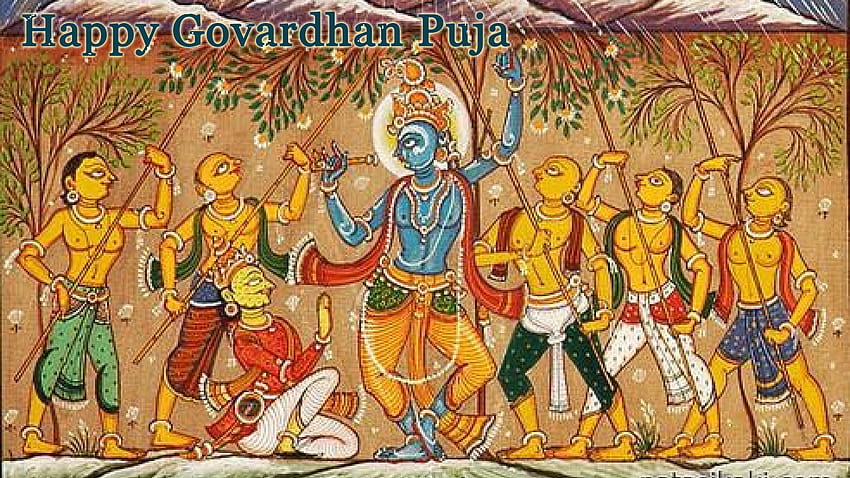 Krishna Govardhan Leela , Krishna Leela HD wallpaper