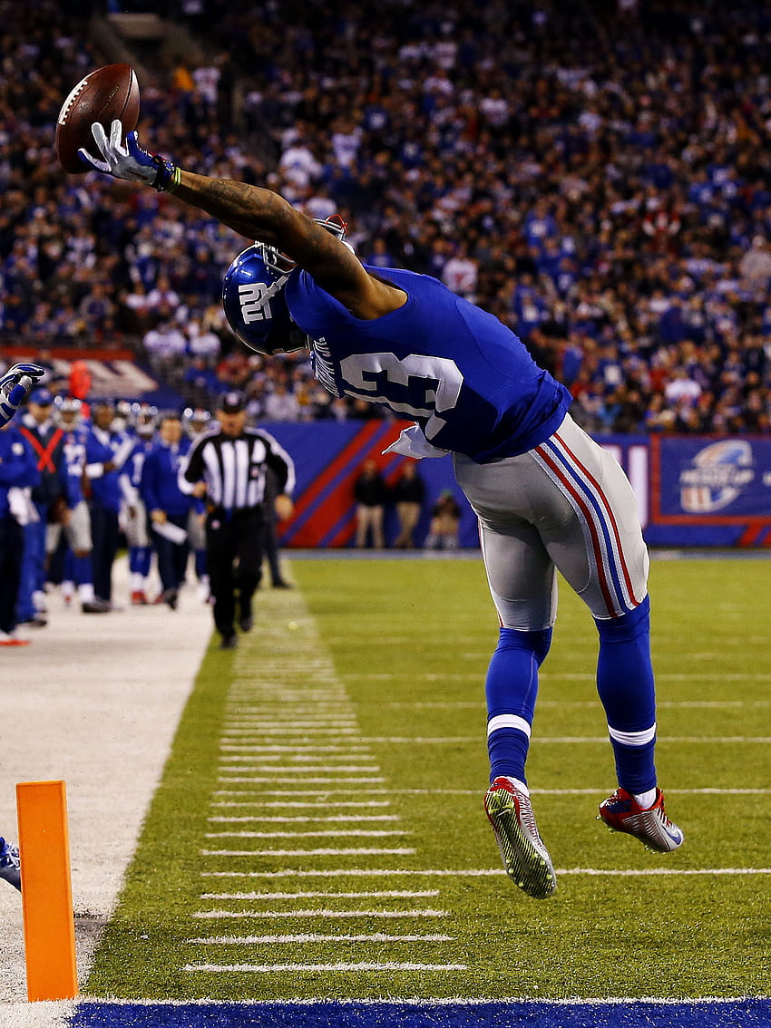 Watch: Odell Beckham Jr. Makes the Most Incredible Catch You'll Ever See | The Fumble HD phone wallpaper