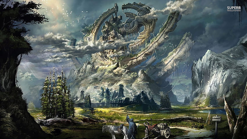 Land Of Adventure - Fantasy Art - - teahub.io HD wallpaper | Pxfuel