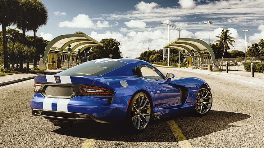 Niebieski Dodge Viper GTS U Tapeta HD