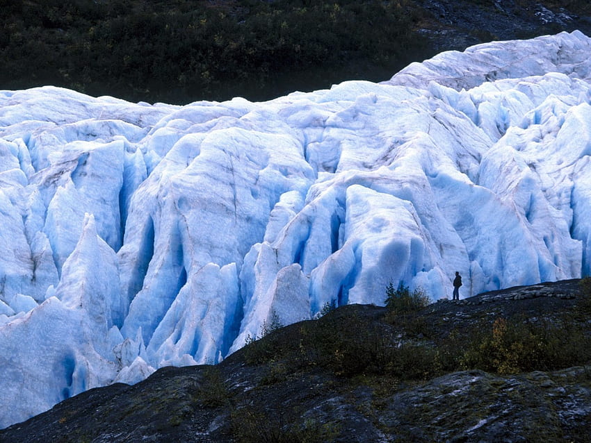出口氷河 , 氷河 高画質の壁紙