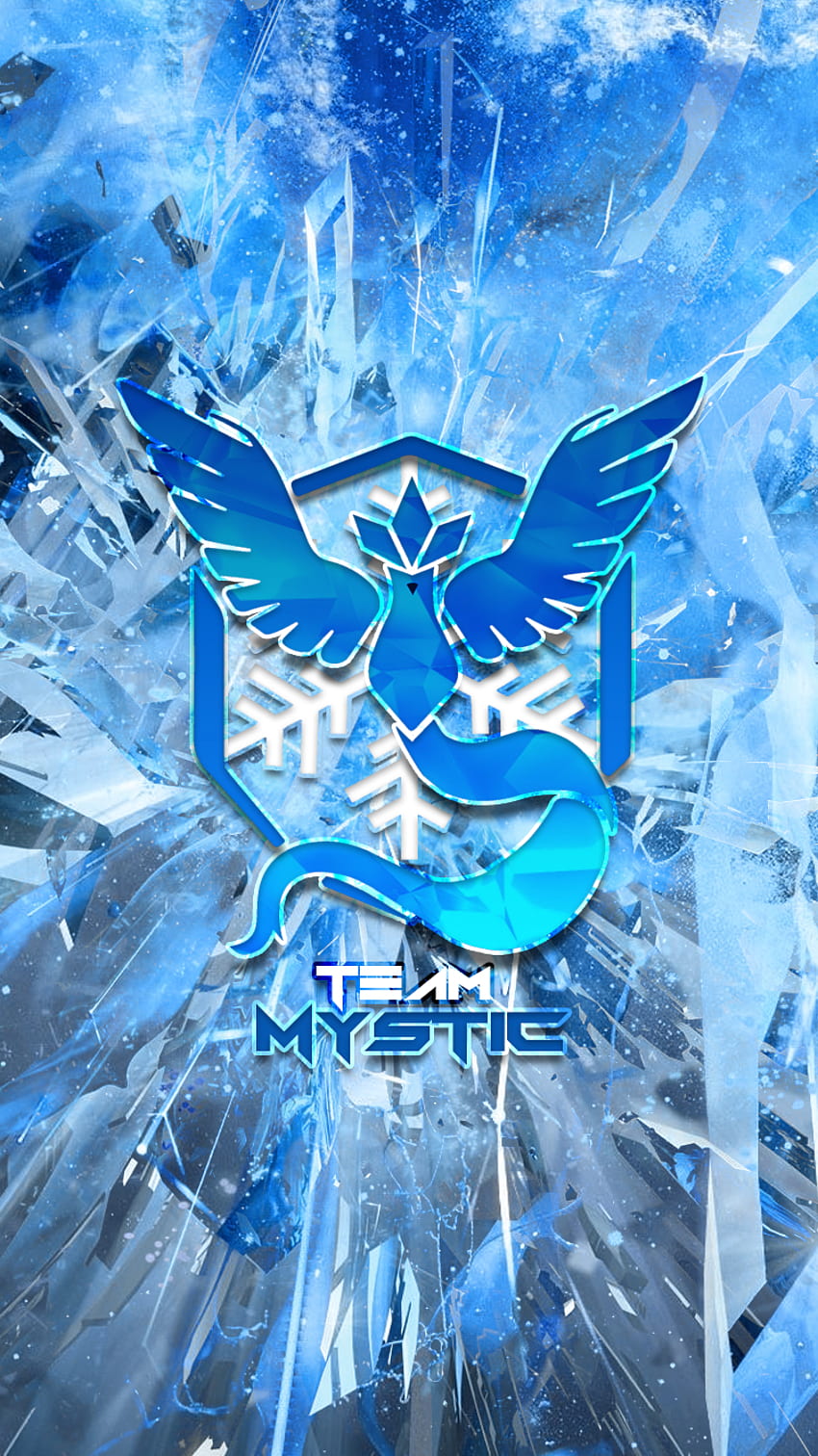 Team Mystic - Ice. Pokemon go team mystic, Pokemon teams, Pokemon blue team, Ice Pokémon HD тапет за телефон