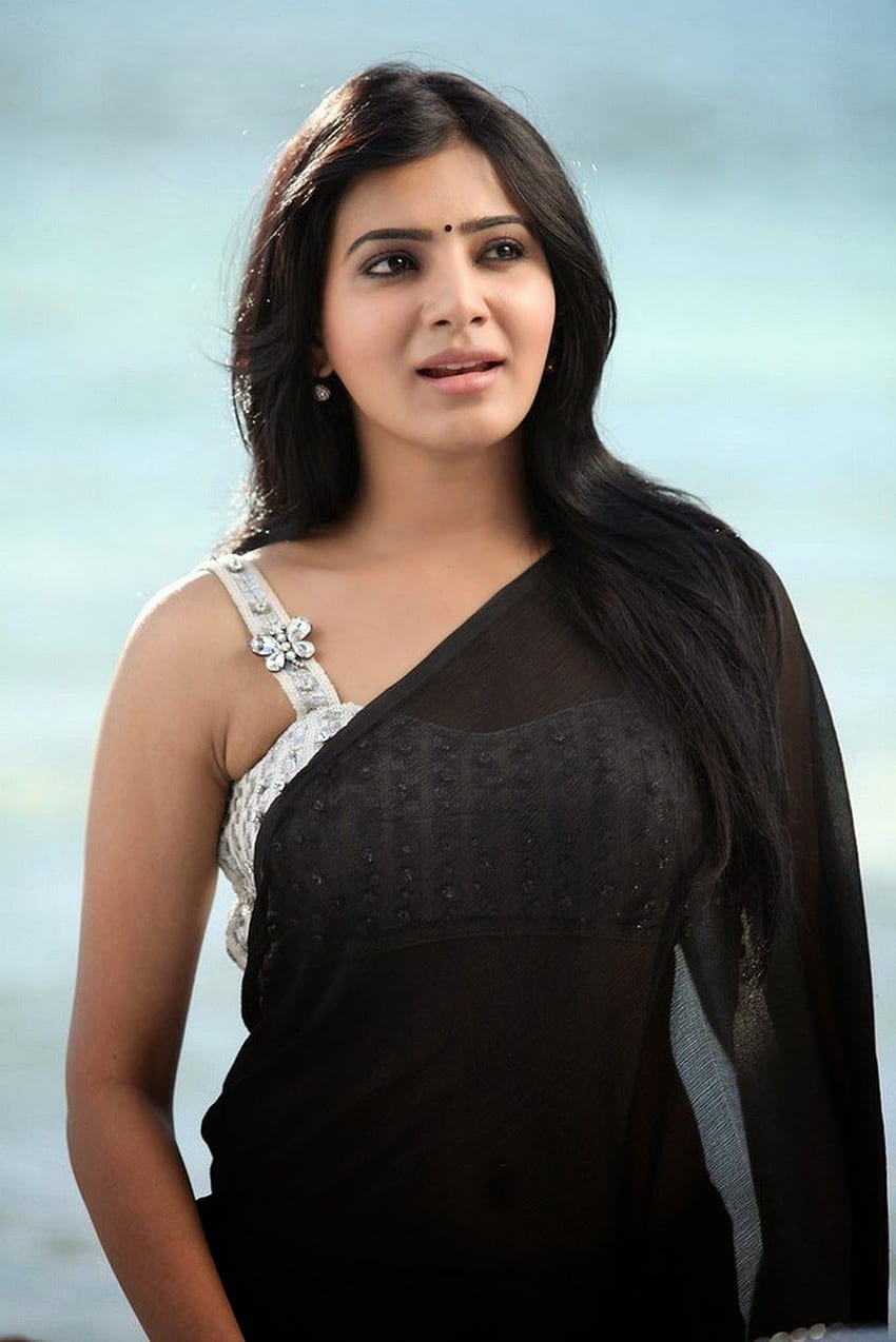 Galeri Aktris: Samantha Cute saree Hot Galleryz, Samantha Tamil wallpaper ponsel HD