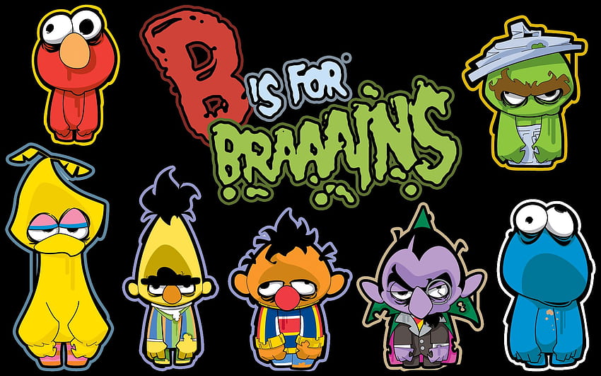 Sesame Street Zombies of Sesame, Cool Sesame Street HD wallpaper | Pxfuel