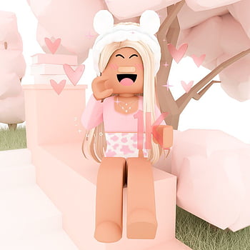 13 Pink girls on roblox avatars ideas