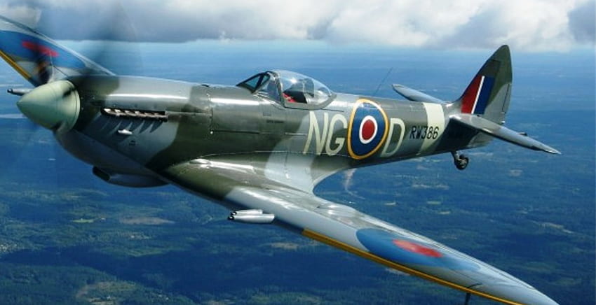 Supermarine Spitfire, Spitfire, myśliwiec, II wojna światowa, Supermarine Tapeta HD