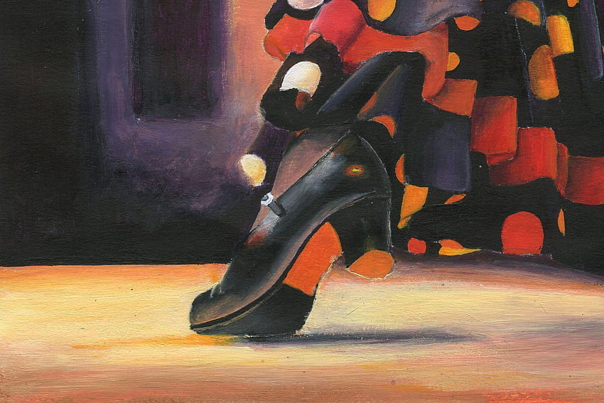 Flamenco, ballerino spagnolo Sfondo HD