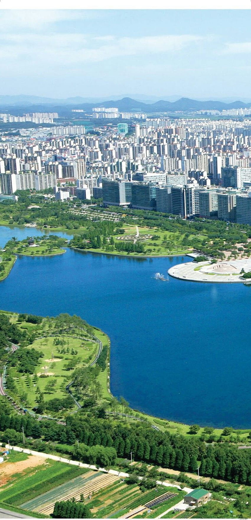 lake park in Goyang city, South Korea. South Korea HD phone wallpaper