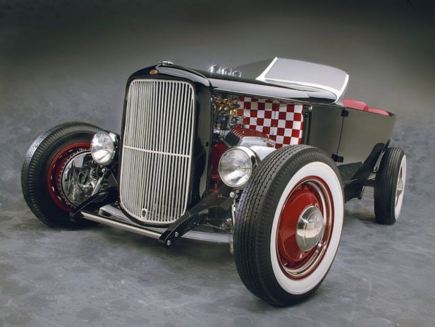 1930 Ford Model A Hot Rod, model a, ford, classic, hot rod, vintage, 1930 HD wallpaper
