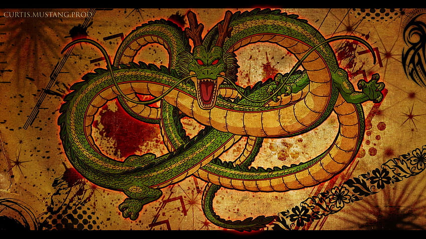 シェンロン。 シェンロン、ドラゴンボールZシェンロンと悟空シェンロン、ドラゴンボールマンガ 高画質の壁紙