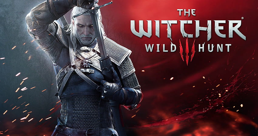 The Witcher 3 Wild Hunt Game Ultra. O bruxo, A caça selvagem ao bruxo, O bruxo 3, Witcher 3 Vermelho papel de parede HD