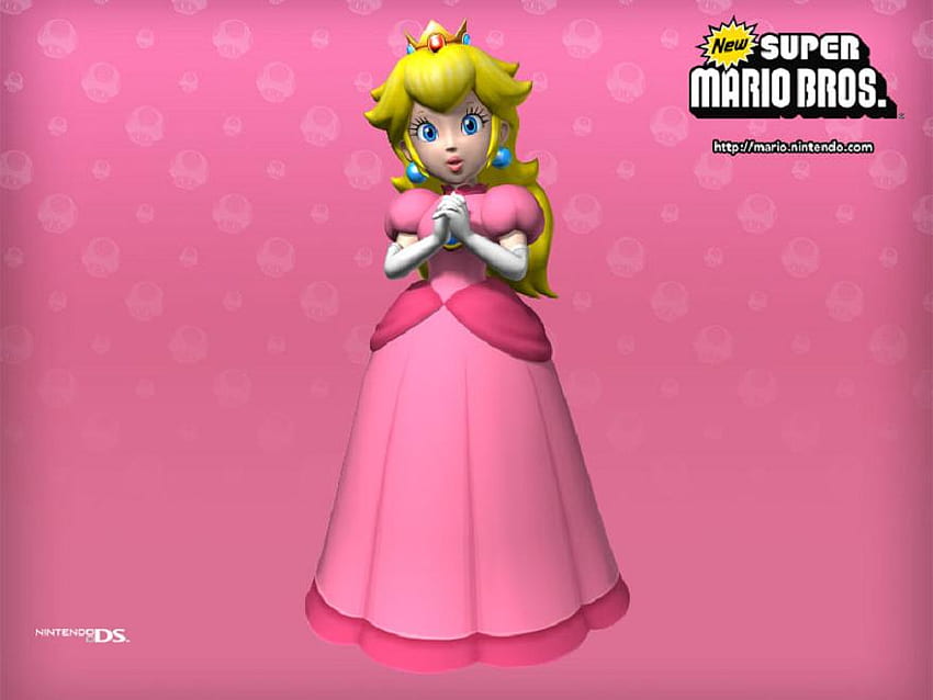 Mario Bros: Princess, game, princess, rescue, nintendo HD wallpaper