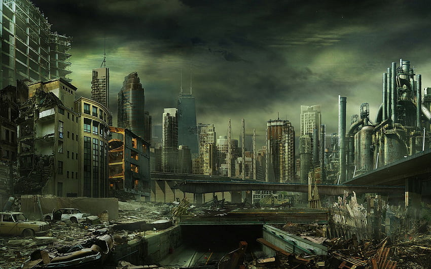 Weekly : Imagine The World's End With These Dystopian Ruins, Dystopian Future HD wallpaper