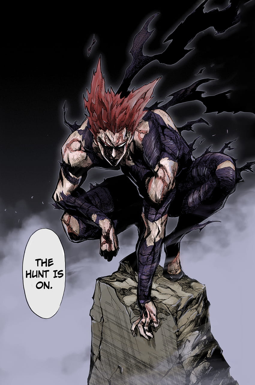 Cleaned + Colored Saitama Facing Cosmic Garou page : r/OnePunchMan