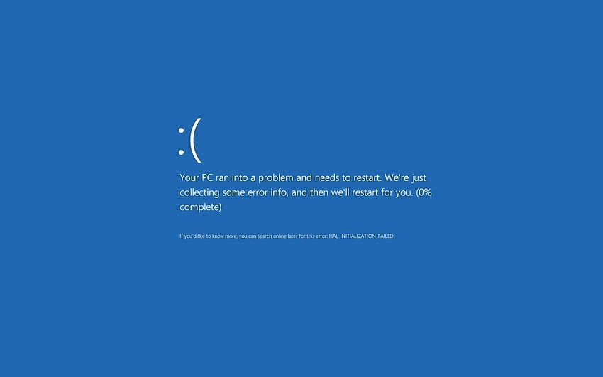 screen of death, minimalism, blue, windows 8, sad face, Sad 1280X800 HD wallpaper