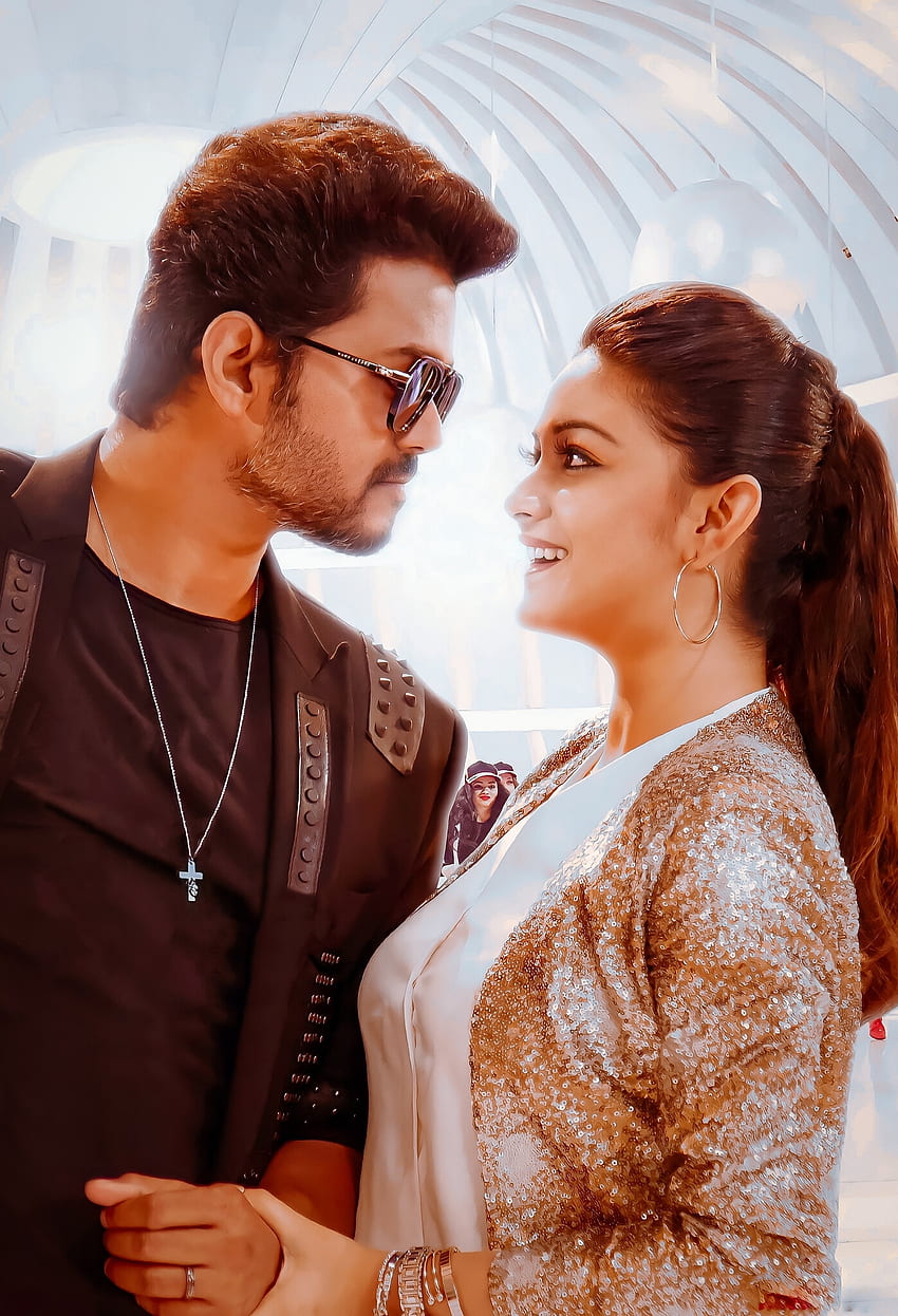 Sarkar, joint, Keerthi, vijay HD phone wallpaper | Pxfuel