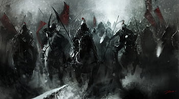 medieval battlefield background