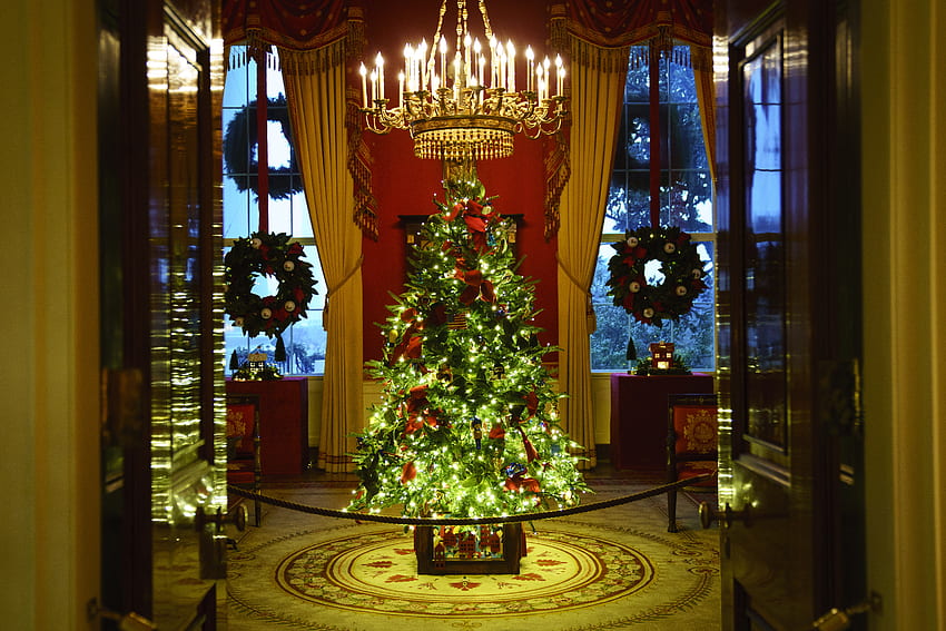 : La Maison Blanche dévoile les décorations de Noël – NBC4 Washington, Washington DC Christmas Fond d'écran HD