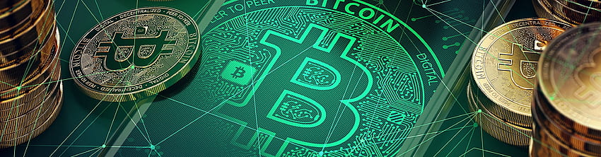 暗号通貨、ビットコイン 高画質の壁紙