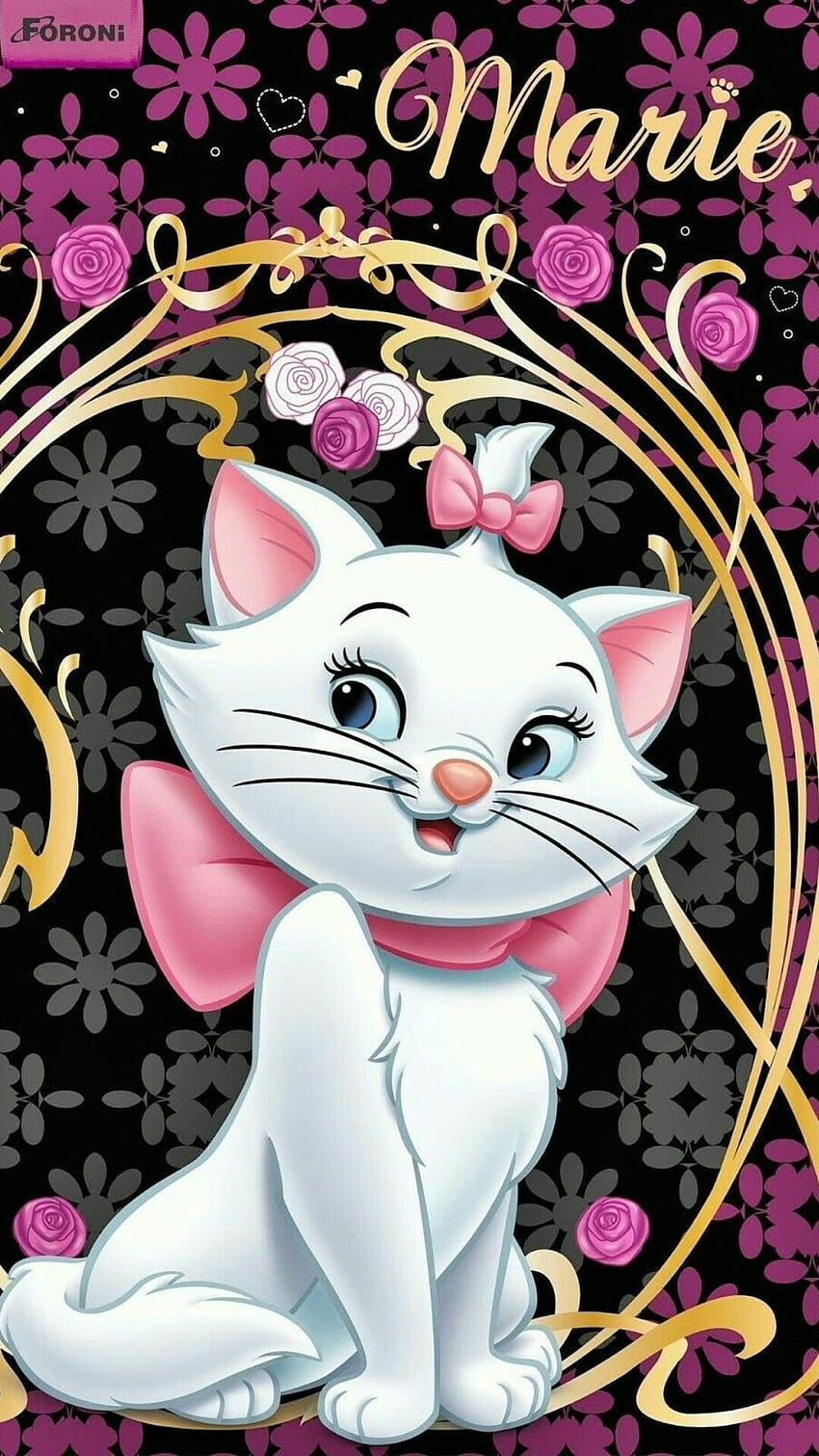 Marie Aristocats background, Cartoon Cat HD phone wallpaper | Pxfuel