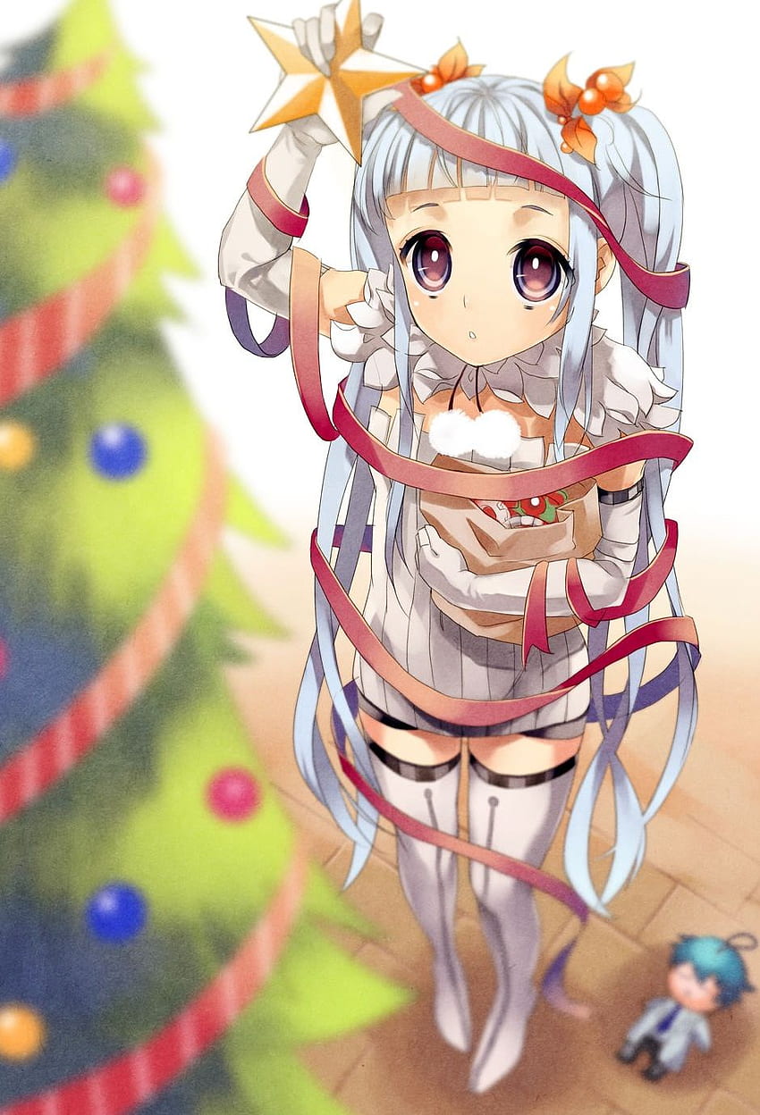 Phi Stars: Cute Anime Girls Xmas or Christmas HD phone wallpaper | Pxfuel