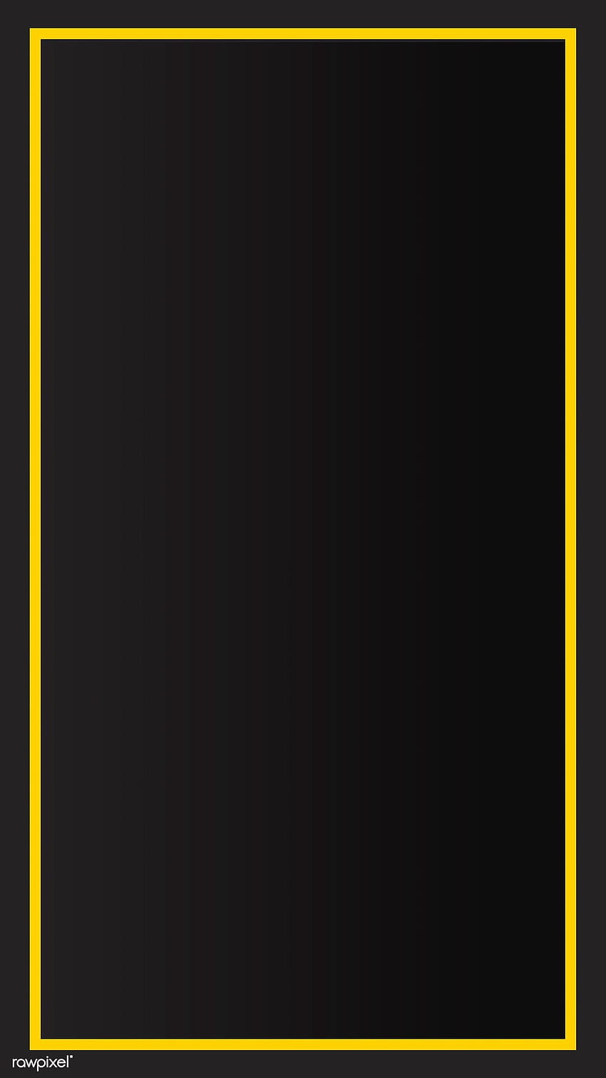premium of Yellow border black mobile phone HD phone wallpaper
