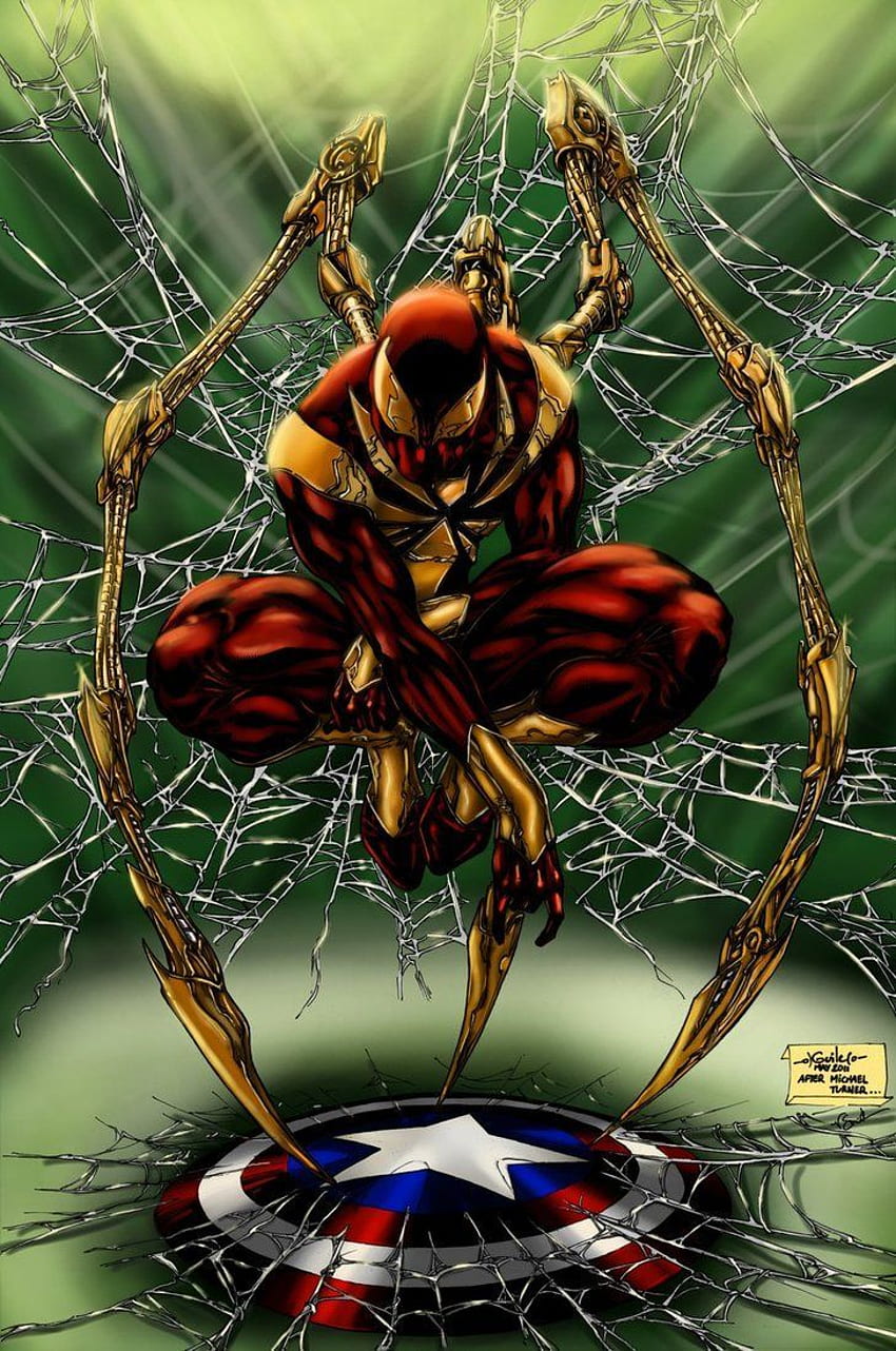 Iron Spider Man My Favorite Spider Man Costume. Heroes, Iron Spider-Man HD phone wallpaper