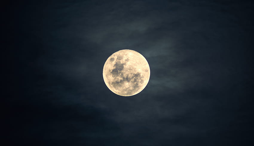 Moon, night, sky HD wallpaper