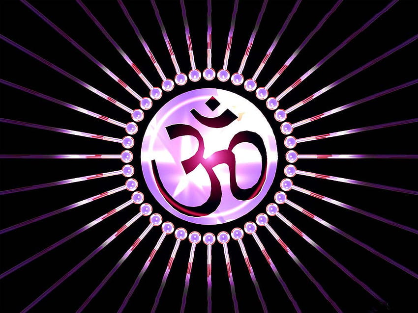 Symbol Om - wspólny, Om Mandala Tapeta HD