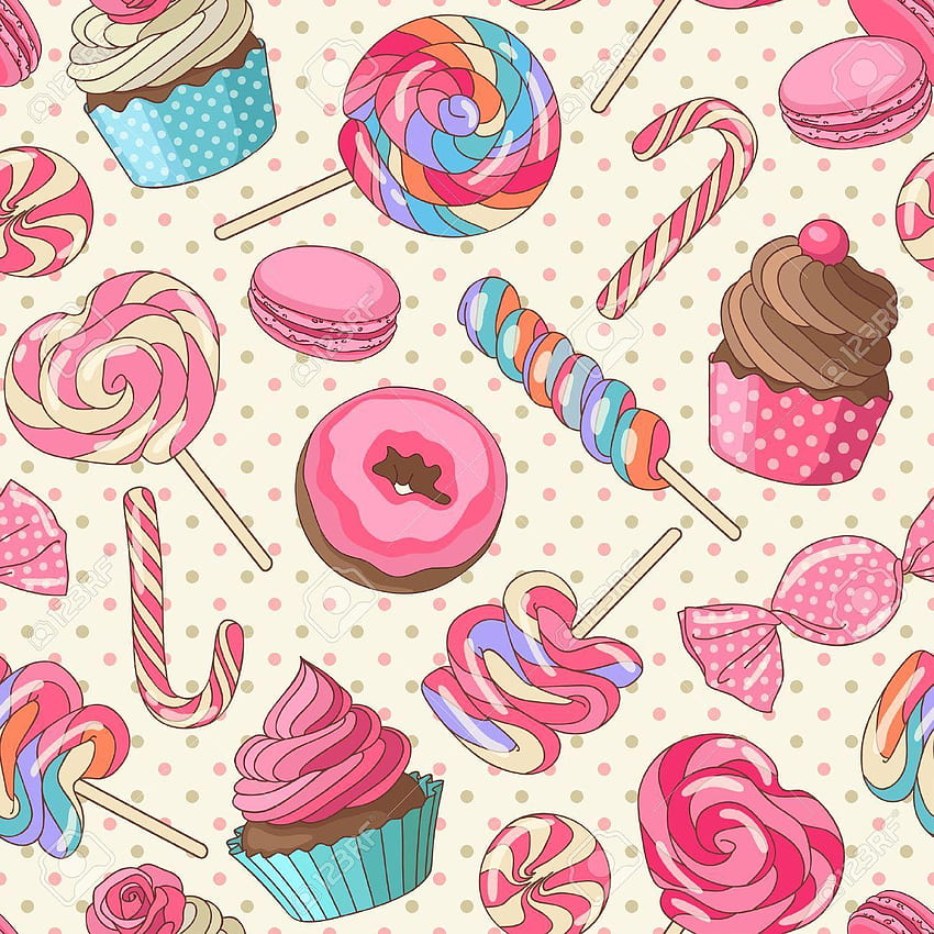 Cute Candy per Android, Pink Candy Sfondo del telefono HD