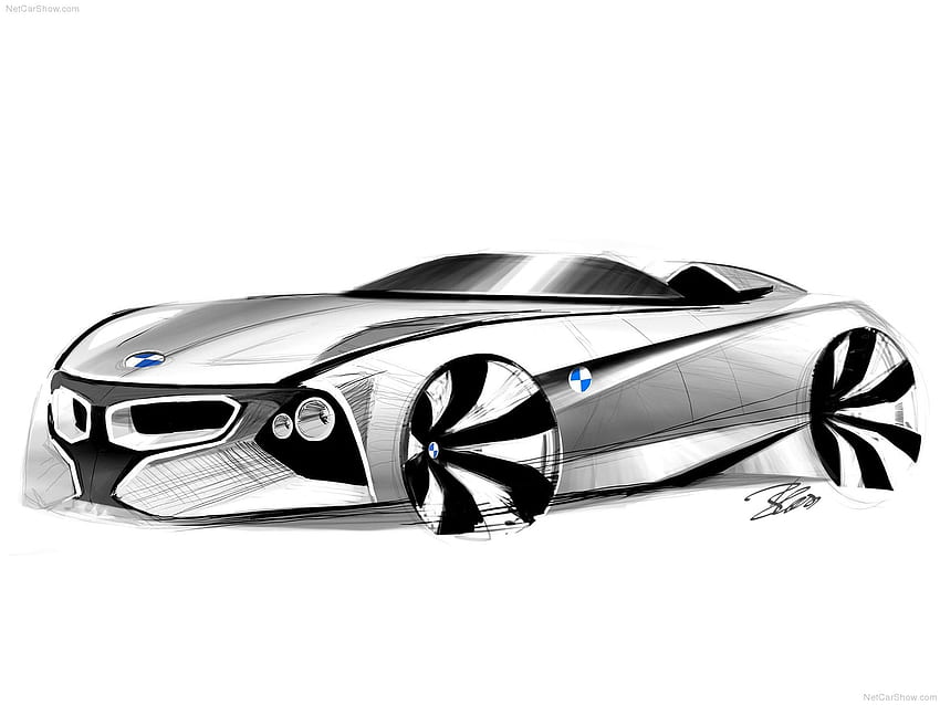 BMW Connected Drive Concept Scatch, fast, bmw, car, vehicle HD wallpaper