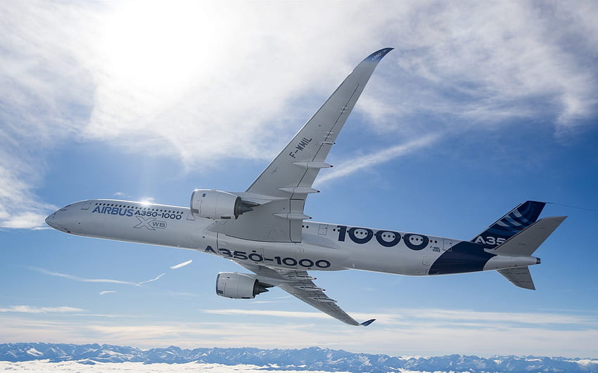 Airbus A350 1000 Plane HD wallpaper