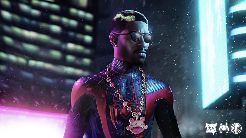 An Edit I Made Of Scott As Miles Morales In The New Spider Man PS5 : KidCudi HD wallpaper