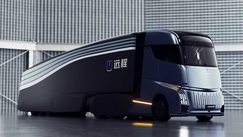 Geely's Homtruck Unveiled As Tesla Semi Rival, Coming In 2024 HD wallpaper