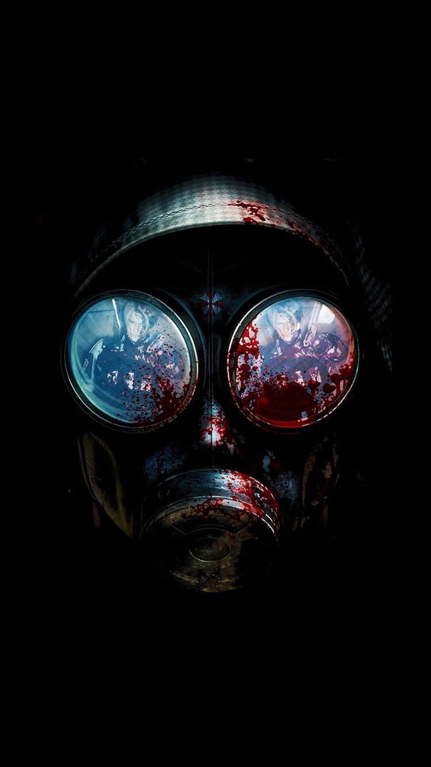 for ( iPhone 6 ). Resident evil, Evil, Gas mask HD phone wallpaper