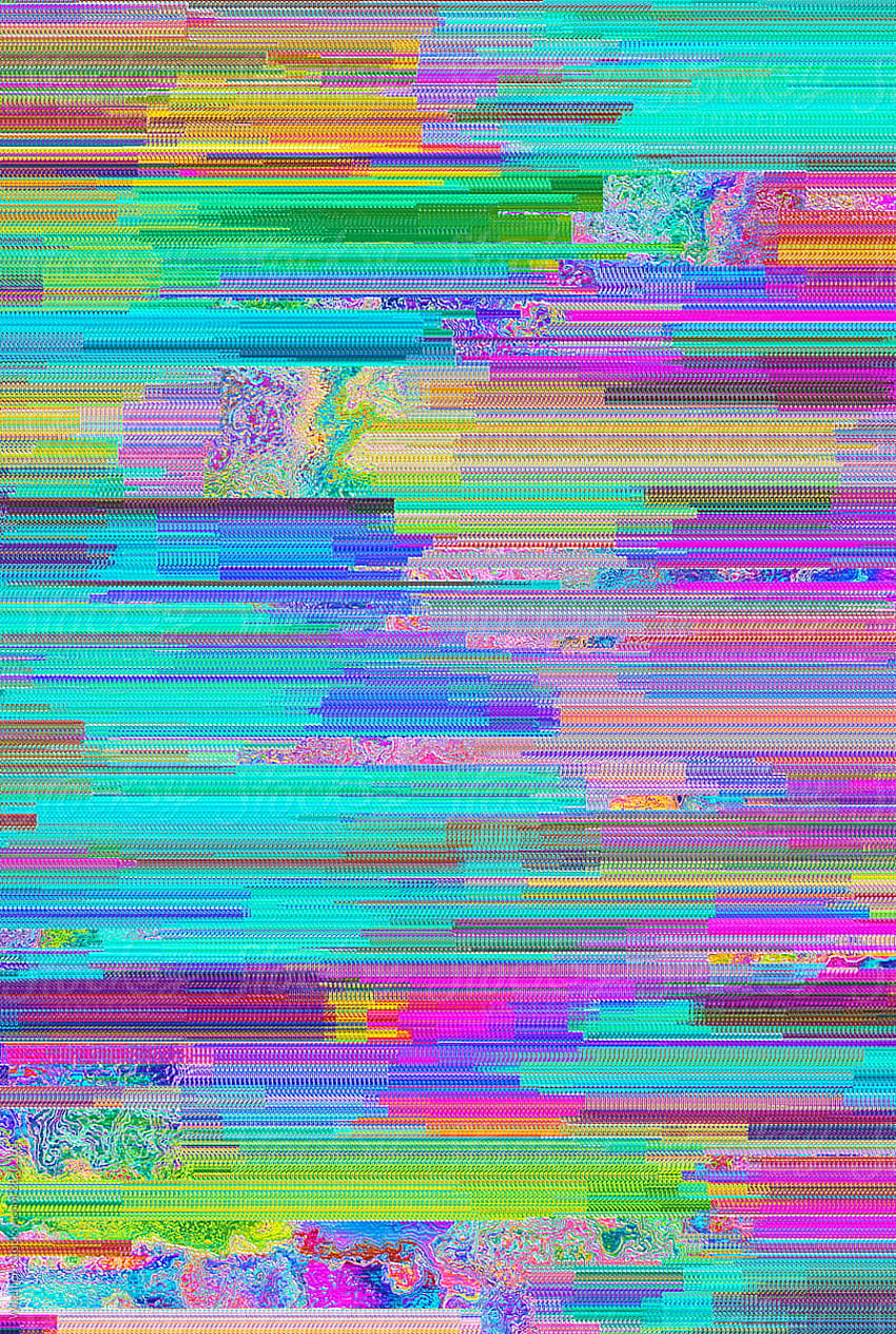 Vibrant, Modern TV Signal Digital Pixel Glitch Background Texture Mosaic Collage, TV Glitch HD phone wallpaper
