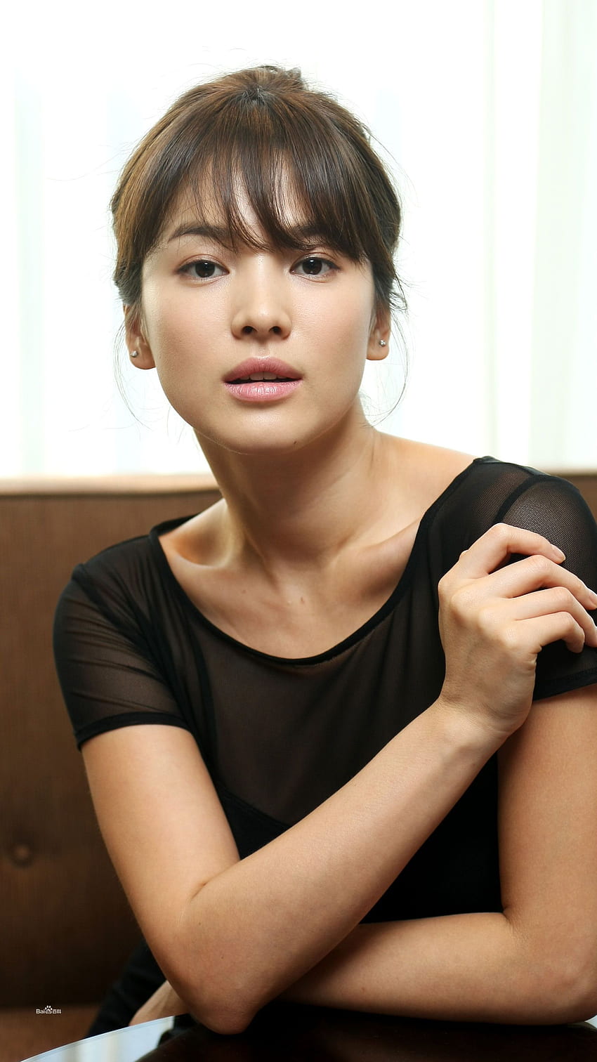 Song Hye kyo, корейска актриса, красива HD тапет за телефон