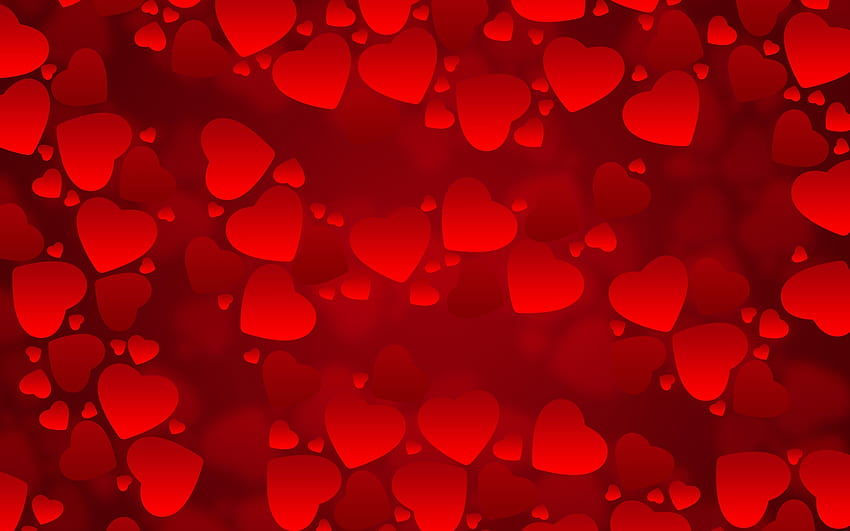 Feiertage, Hintergrund, Herzen, Valentinstag HD-Hintergrundbild