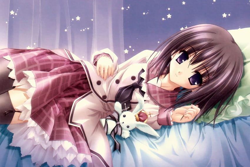 Anime-Mädchen süß, süßer Anime-Mädchen-PC HD-Hintergrundbild