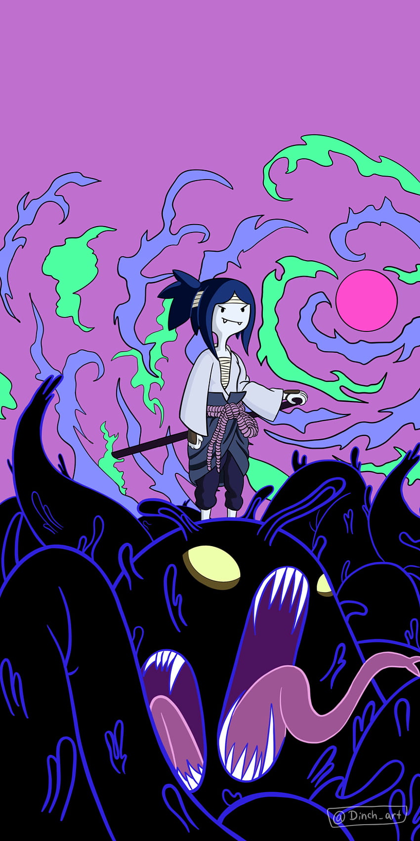 Marceline Uchiha! :Naruto. Abenteuerzeit, Cartoon, Anime iphone HD-Handy-Hintergrundbild